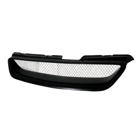 Overtime 2 Door Front Hood Grille Type R for 98 to 02 Honda Accord, Black - 5 x 18 x 33 in. OV126291
